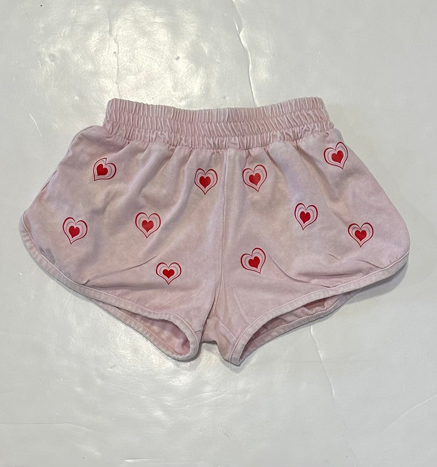 Baby Pink Heart Shorts