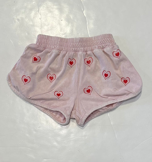 Baby Pink Heart Shorts