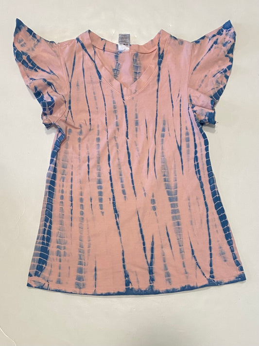 Pink Rattlesnake Tie Dye Top