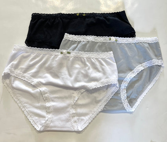 Black-Grey-White 3PK Undies