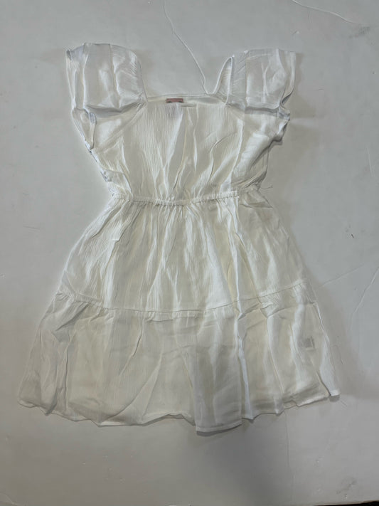 White Sq Mini Dress