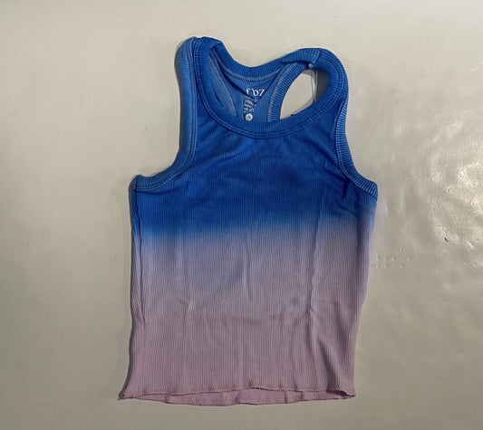 Blue & Pink Ombre Top