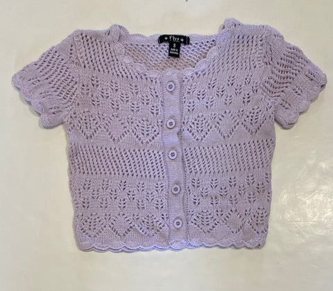 Lavender Knit Cardigan