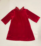 Red Velvet Blair Dress