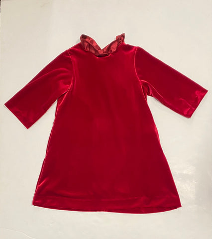 Red Velvet Blair Dress