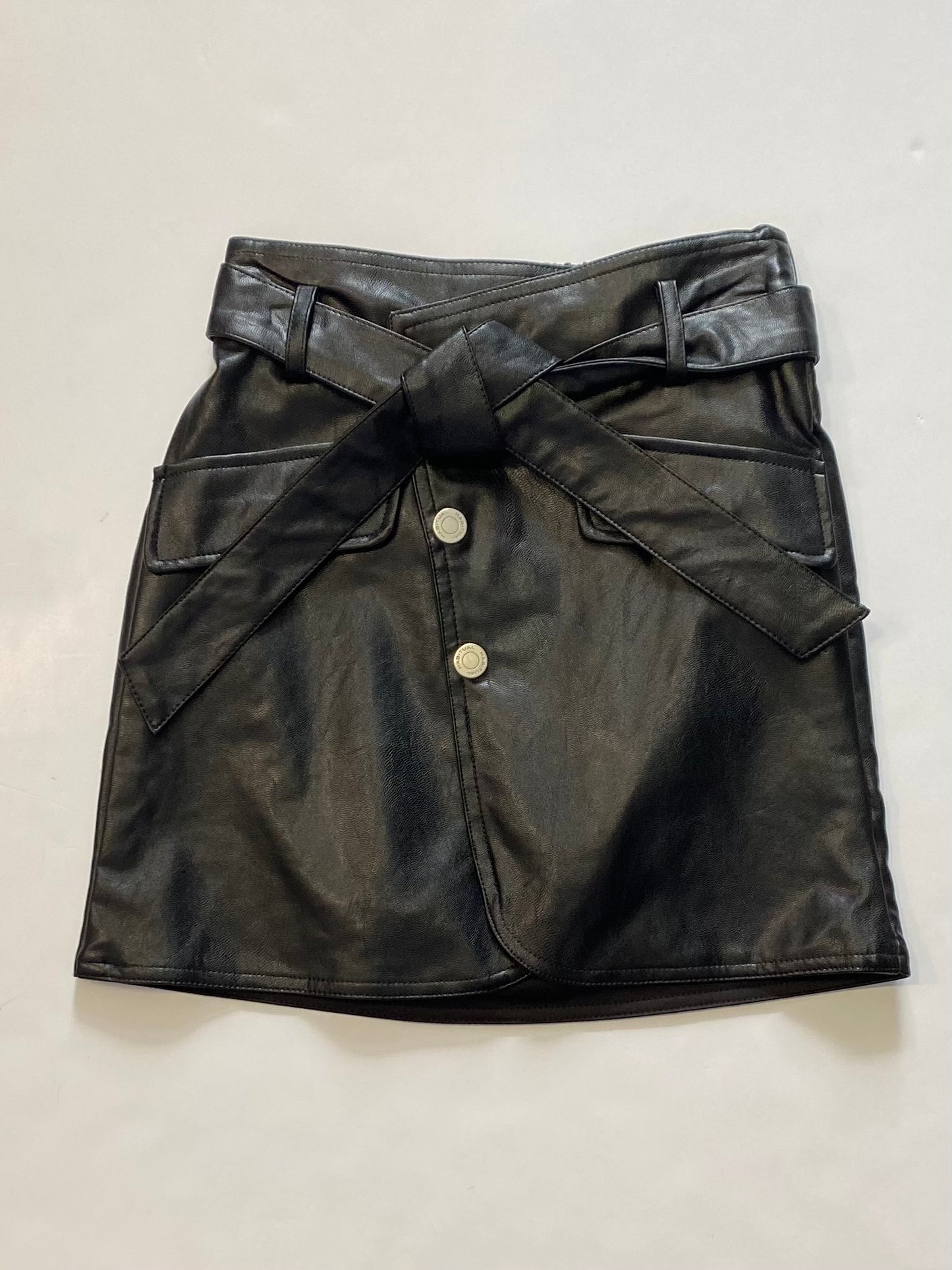 Black Belted Full Skirt