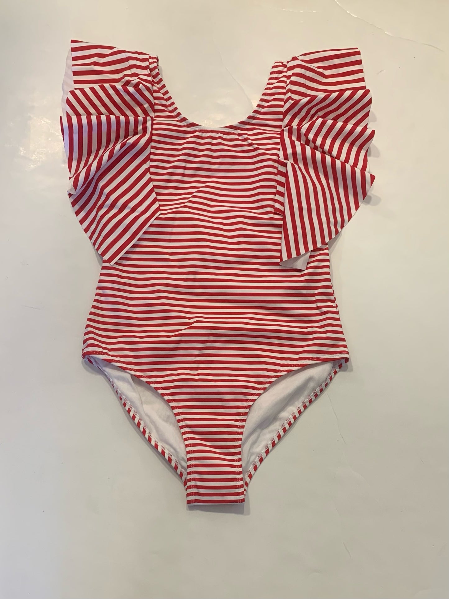 Red Malibu Stripe 1PC Swimwear