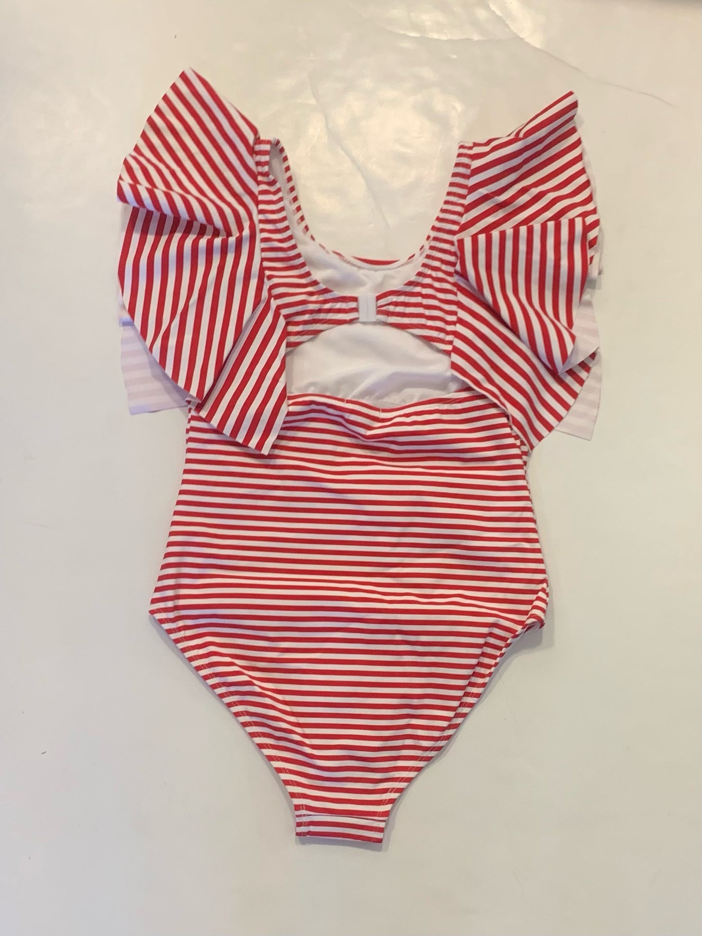 Red Malibu Stripe 1PC Swimwear