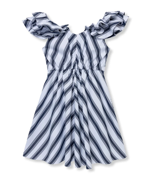 Ruffle Stripe Dress