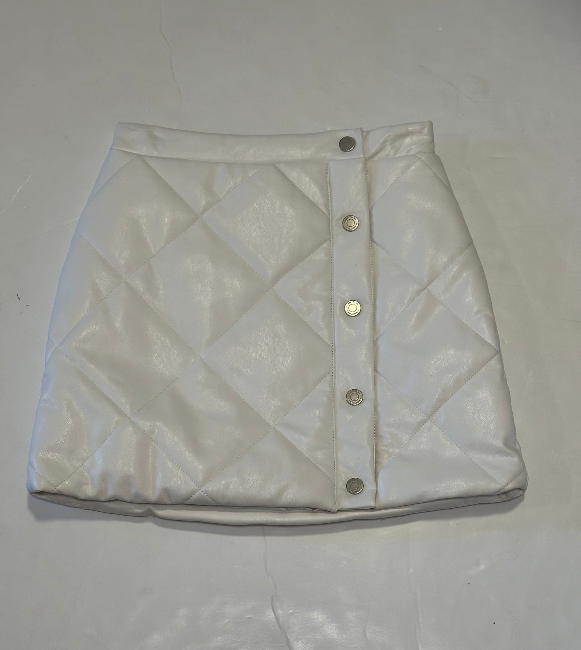 White Quilted Skirt