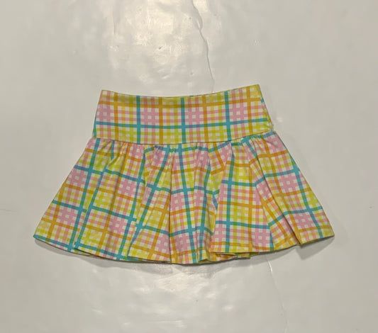 Plaid Spring Skort