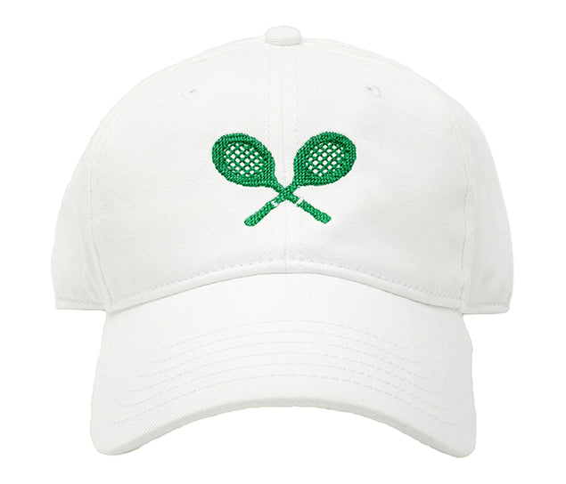 White Tennis Baseball Hat