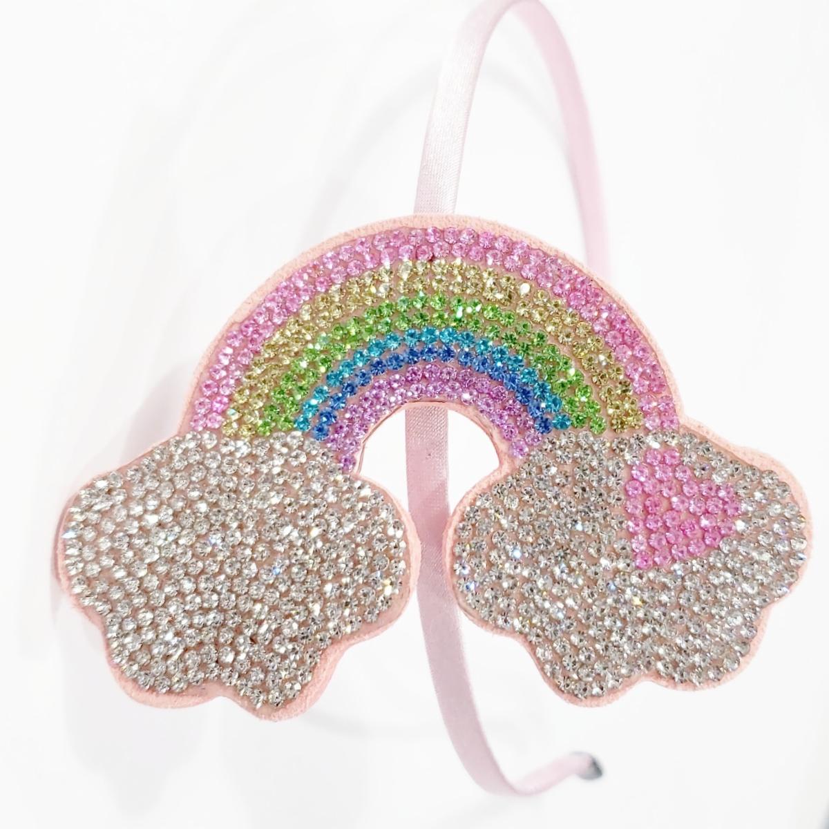 Rhinestone Rainbow Headband