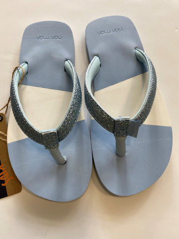 Glitter Blue Flops