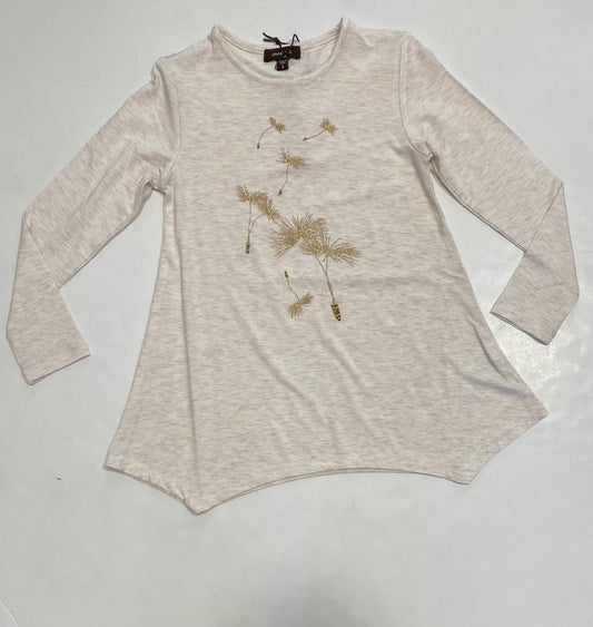 Fluff Oatmeal Graphic Tunic