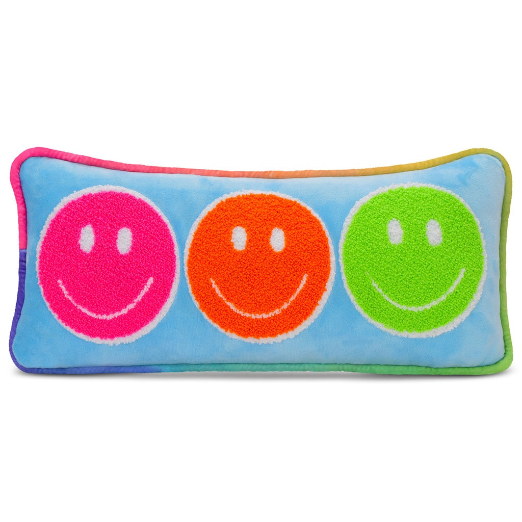 Smile Chenille Plush Pillow