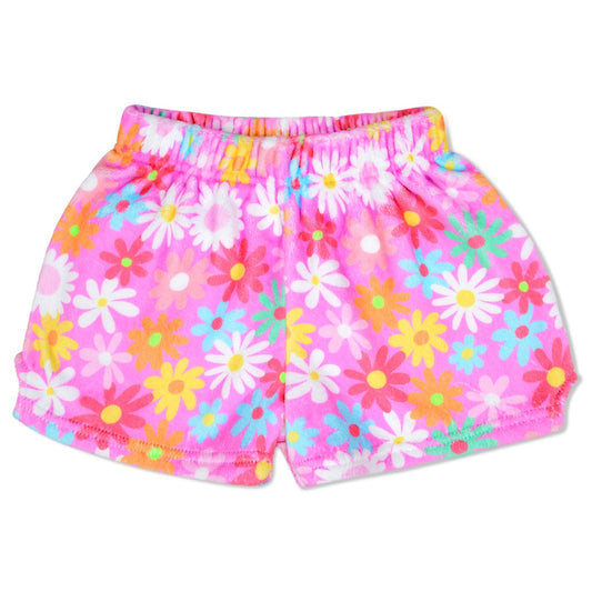 Lovely Floral Plush Shorts