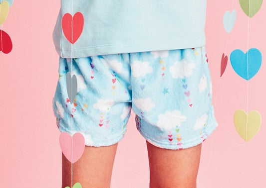 Cheerful Cloud Plush Shorts