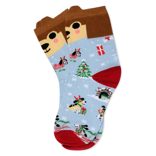 Snow Dog Socks