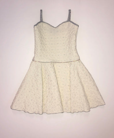 Ivory Brocade w/Gold Dress