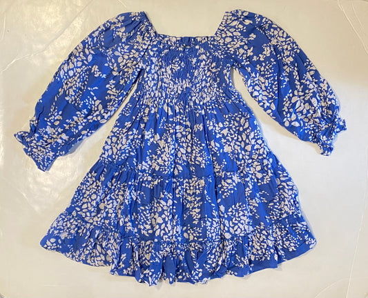 Blue Floral Lacey Dress