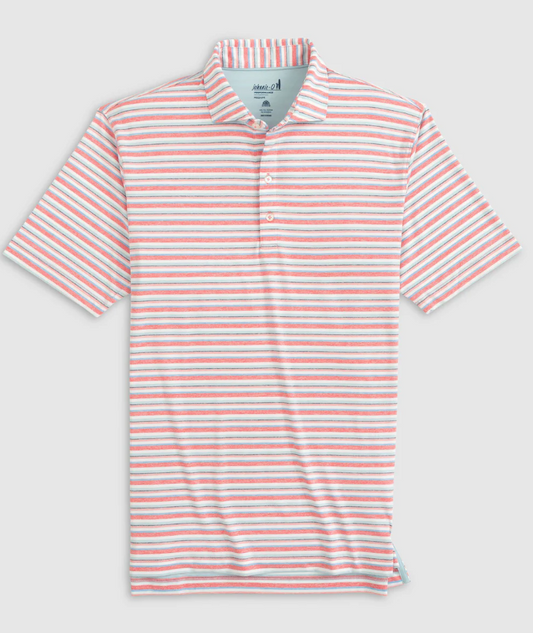 Harty Striped Jersey Performance Polo