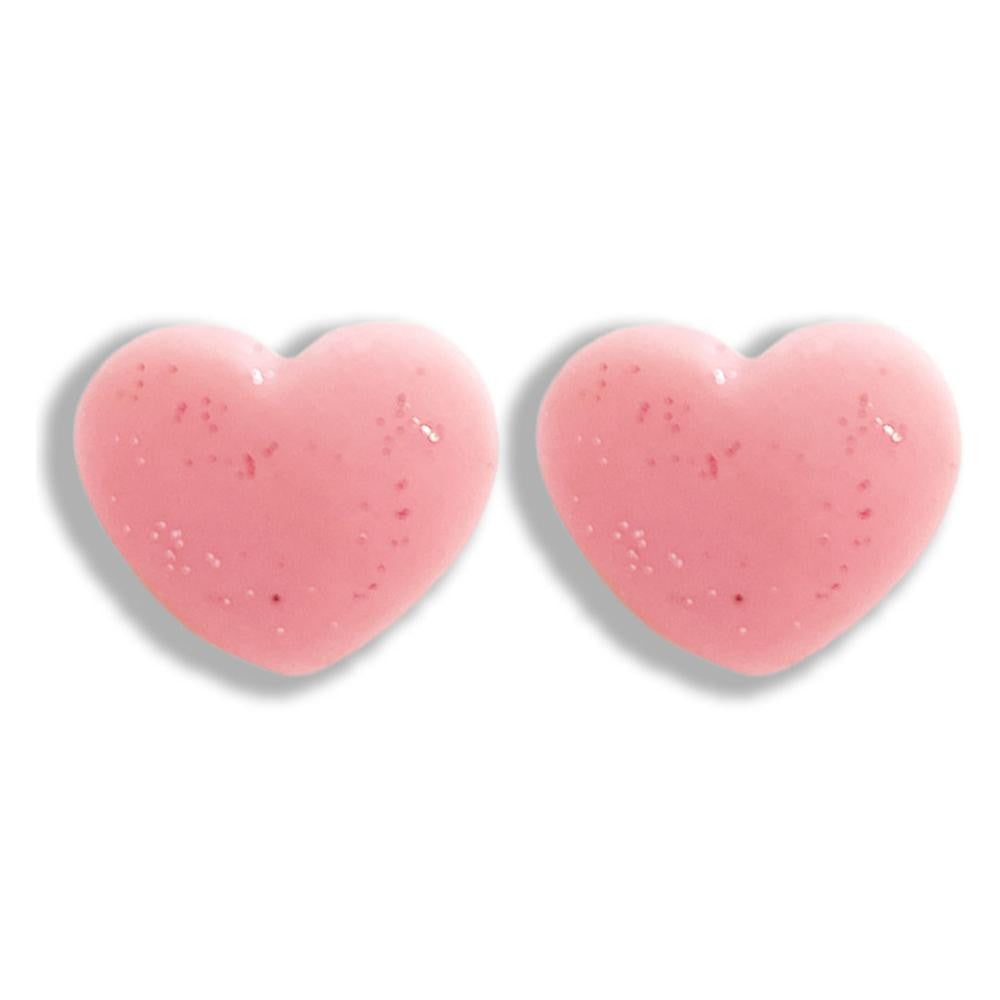 Pink Heart Ear Ring