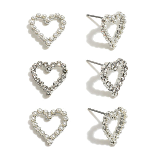 Set of 3 Hearts
