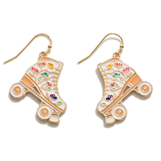 Roller Skate Drop Earrings
