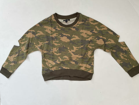 Camo Hi Low Sweatshirt
