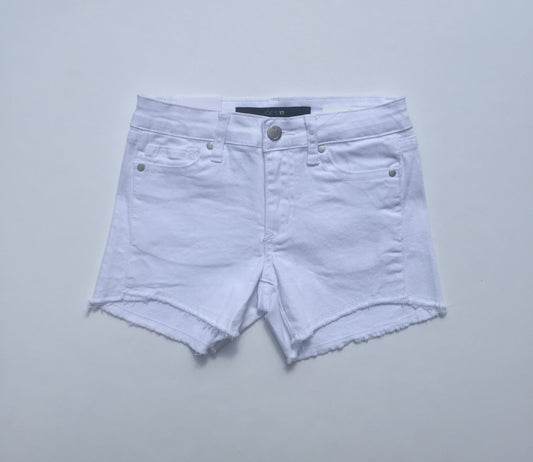 Bright White Tulip Hem Short