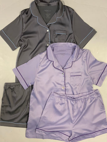 2PC Satin Stretch pajamas