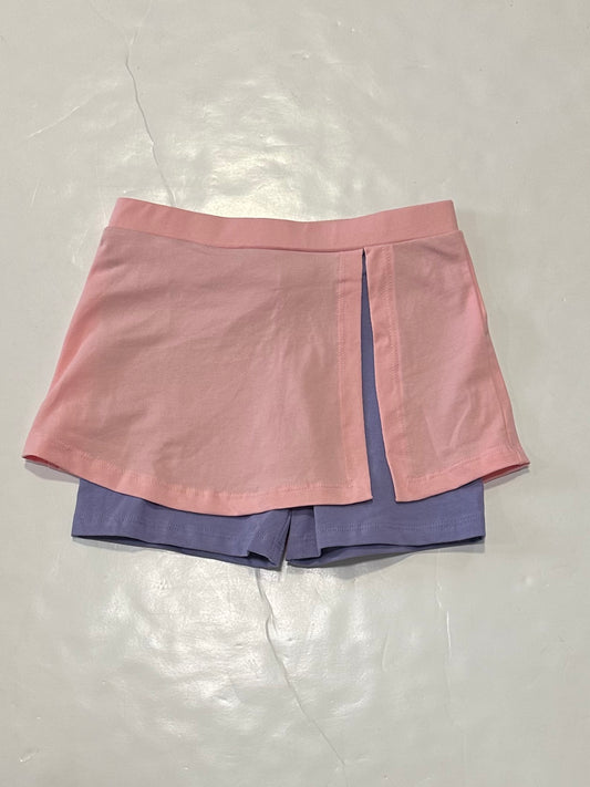 Rose Front Slit Skort