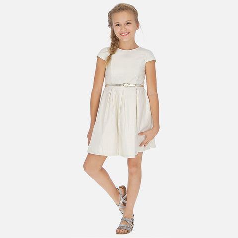 Champan Linen Belt Dress