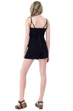 Strap Romper Black