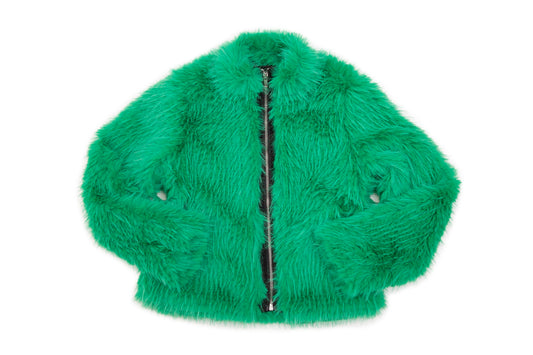 Green Lux Fur Jacket