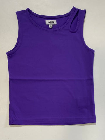 Purple Keyhole Tank