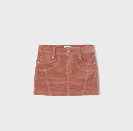 Blush Faux Suede Skirt