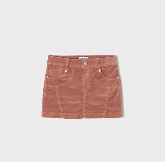 Blush Faux Suede Skirt