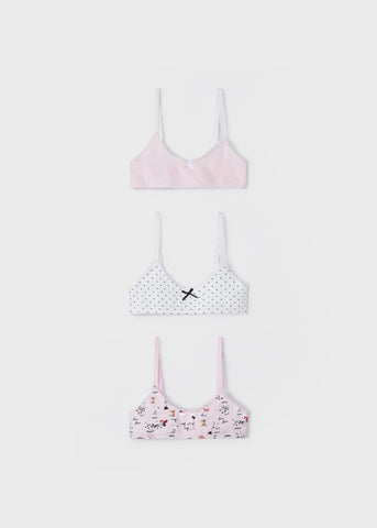3-Pack Cotton Bralette
