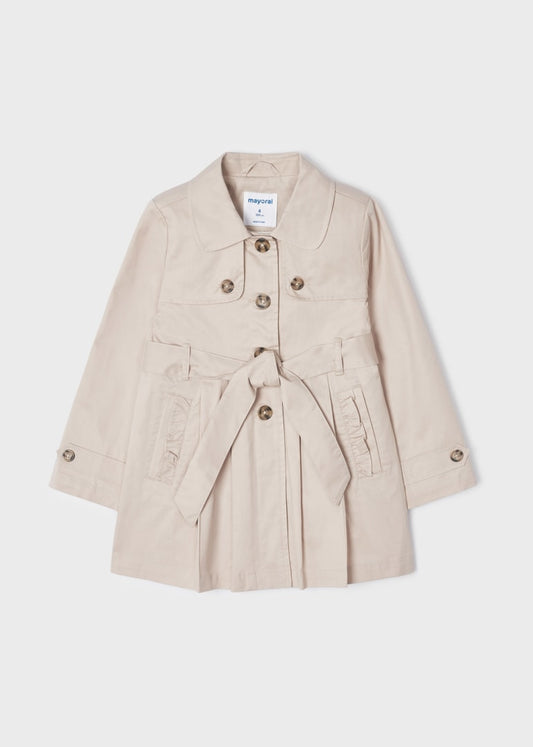 Almond Trench Coat