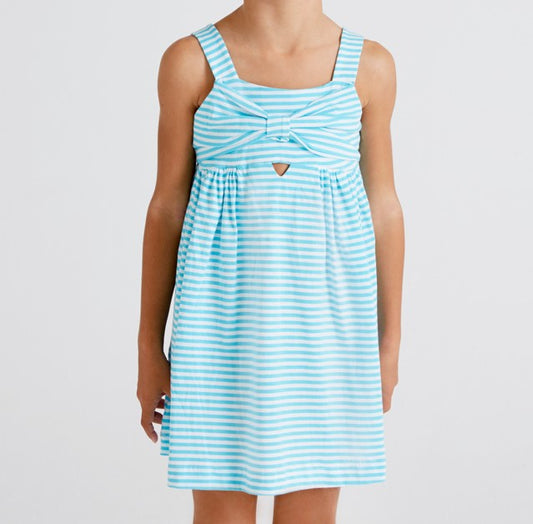 Turq Stripe Dress