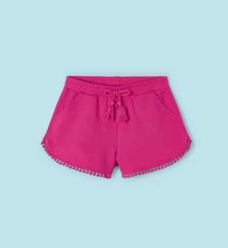 Fuchsia Chenille Shorts