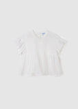 While Voile Loose Shirt