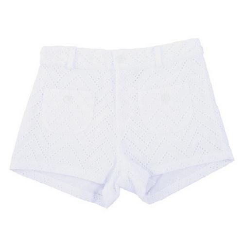 Eyelet Miss Shannon Shorts White