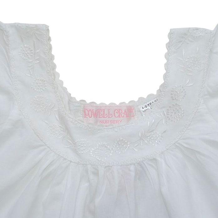 White Embroidery Nightgown