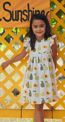 Blue Avocado Pear Dress