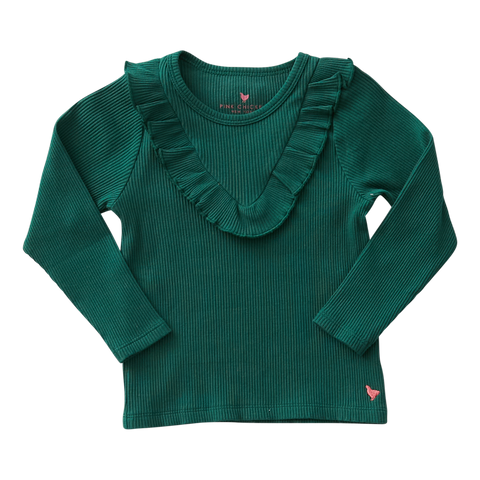 Evergreen Ribbed Longsleeve