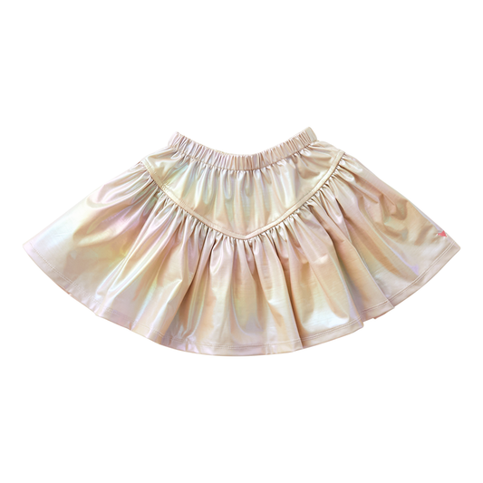 Pearlized Metallic Skirt