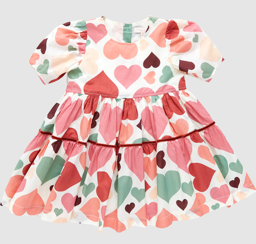 Pink Chicken Julesy Vintage Heart Dress